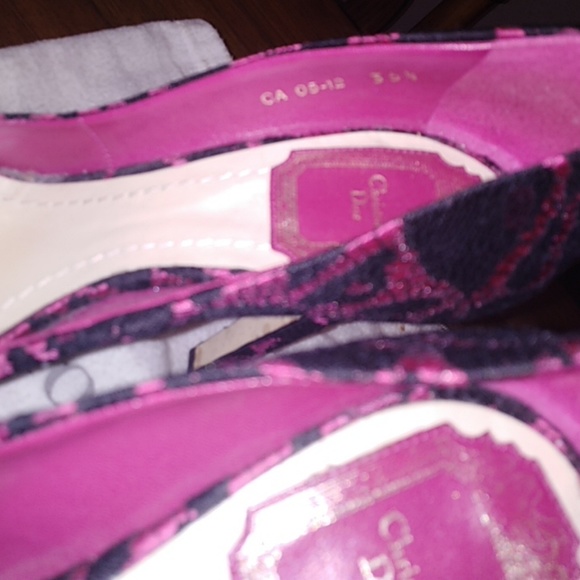 Christian Dior Stiletto Satin Lace Heels 35 1/2 - Picture 7 of 7